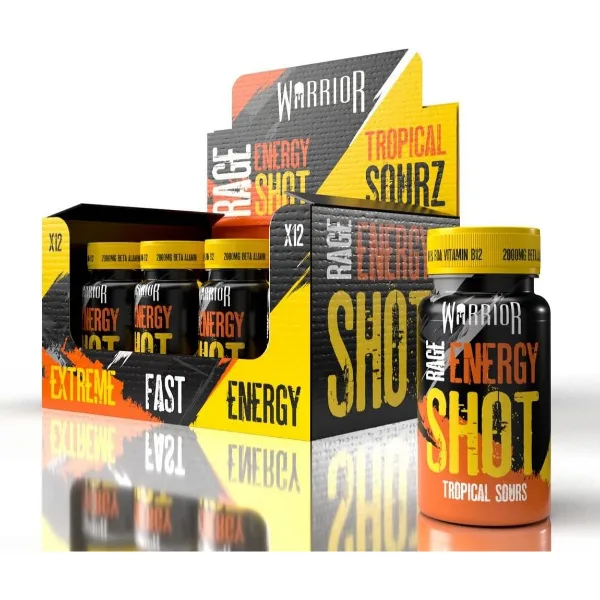 Warrior Rage Energy Shot, 60ml