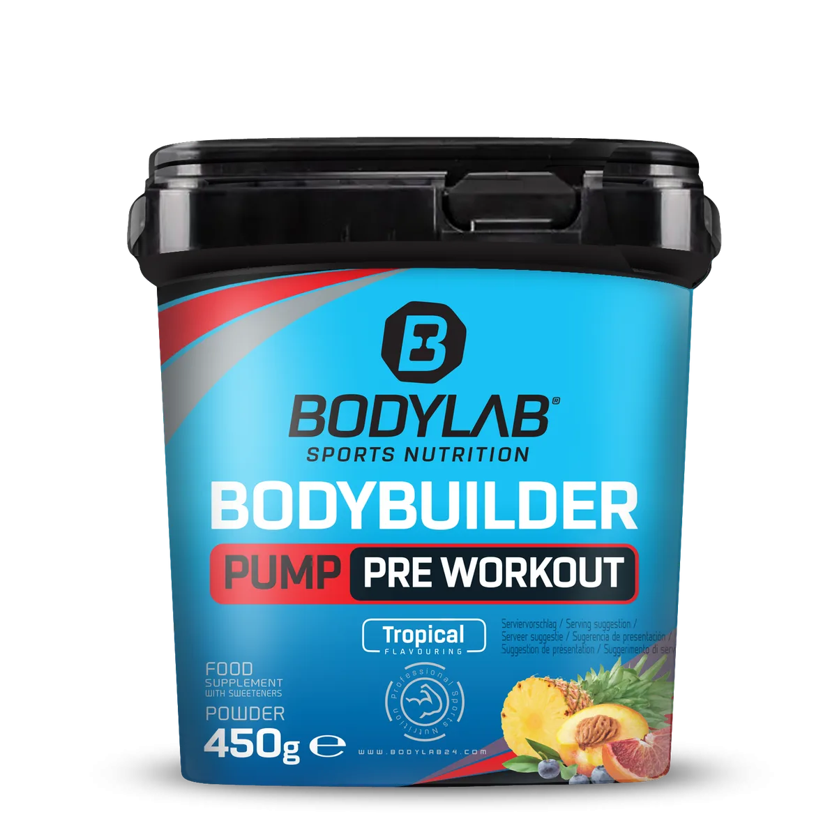 Bodybuilder Pump Pre Workout (450g) Ananas