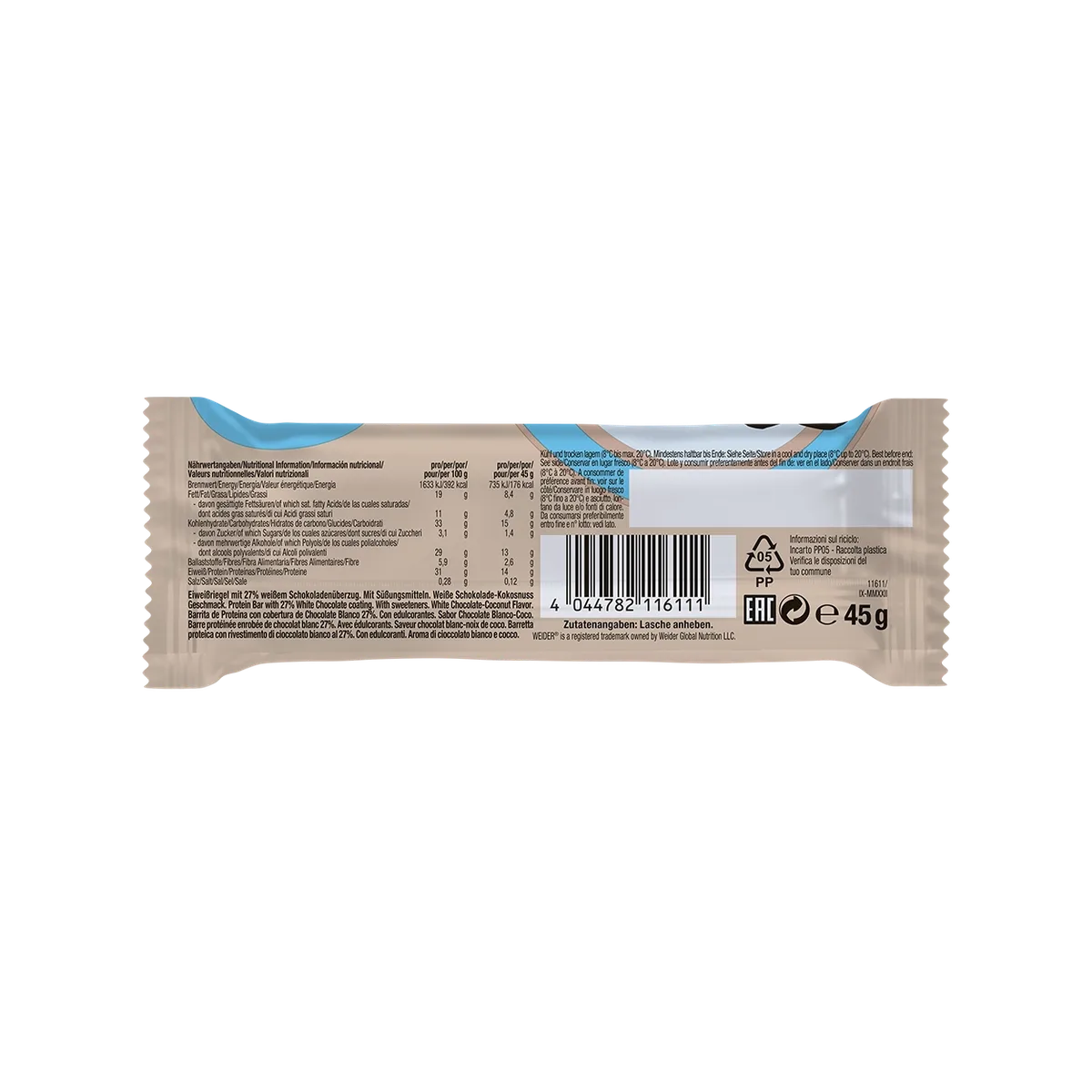 Joe's Core Protein Bar White Chocolate Coconut – Bild 3