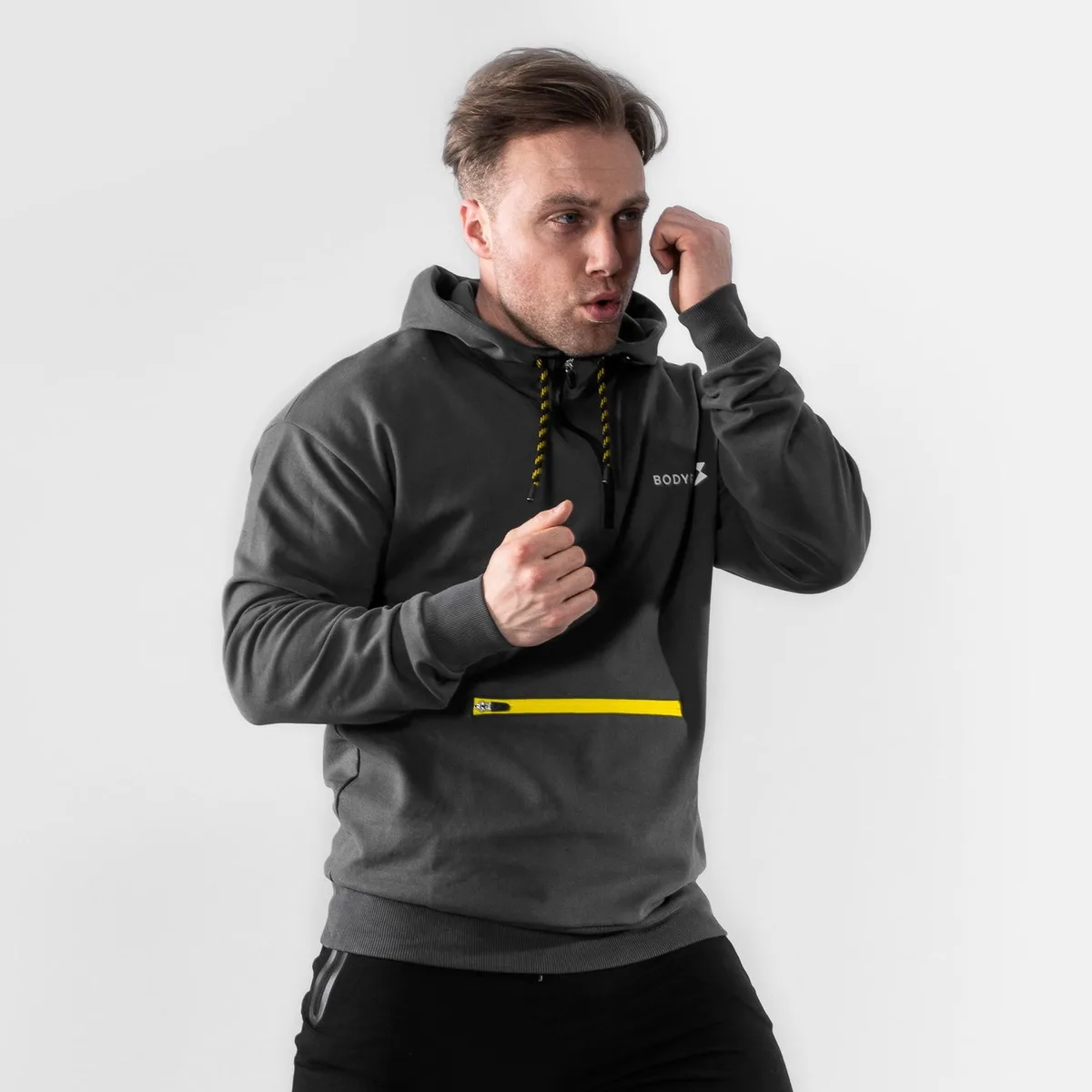 Hero tech Hoodie Grijs / L