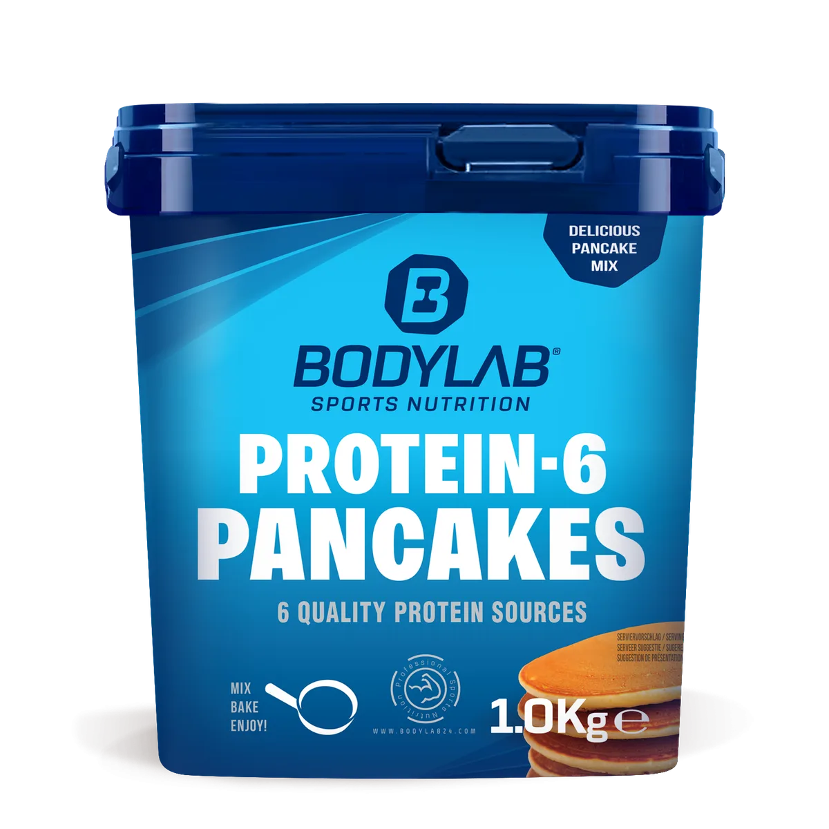 Protein-6 Pancakes (1000g) Neutral – Bild 6