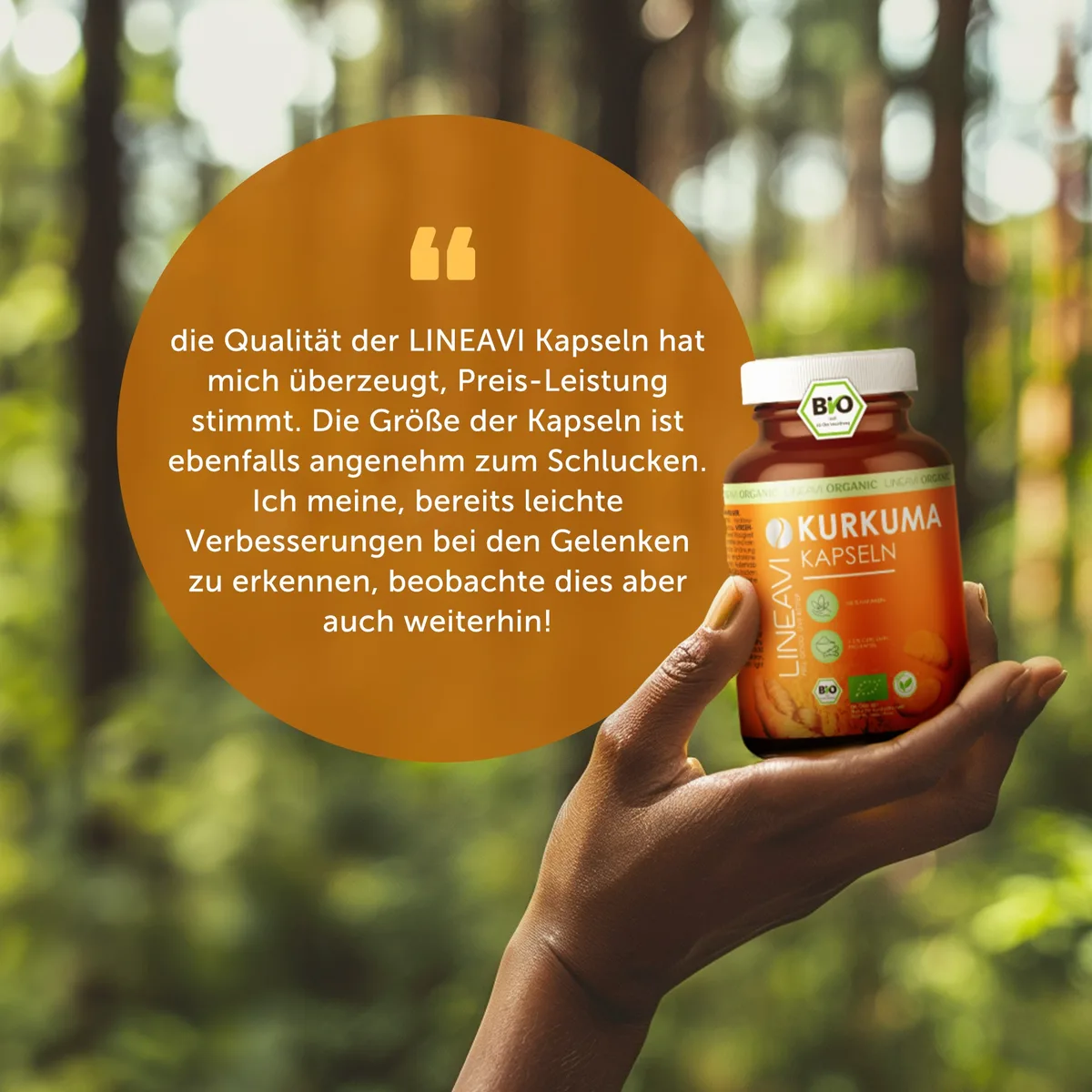 Kurkuma Kapseln bio (180 Kapseln) – Bild 4