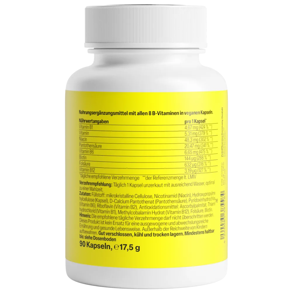Vitamin B Komplex + Biotin Forte (90 Kapseln) – Bild 2