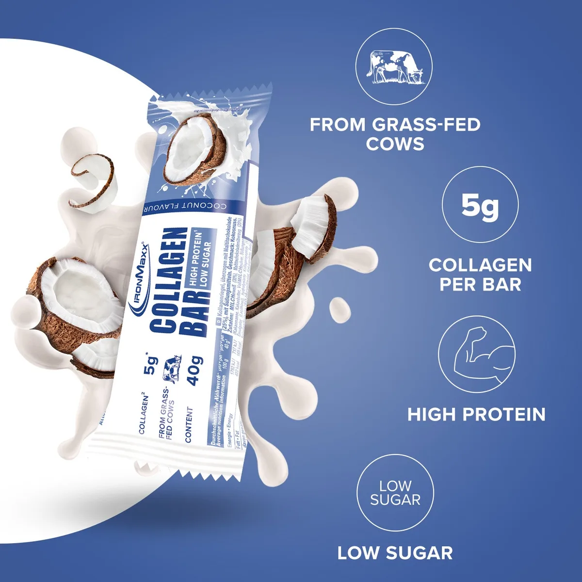 Collagen Bar (40g) - Coconut – Bild 2