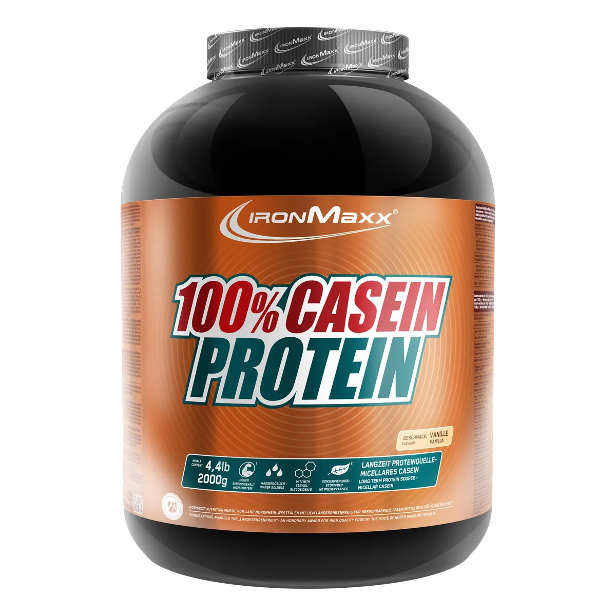 100% Casein Protein (2000g) - Vanille