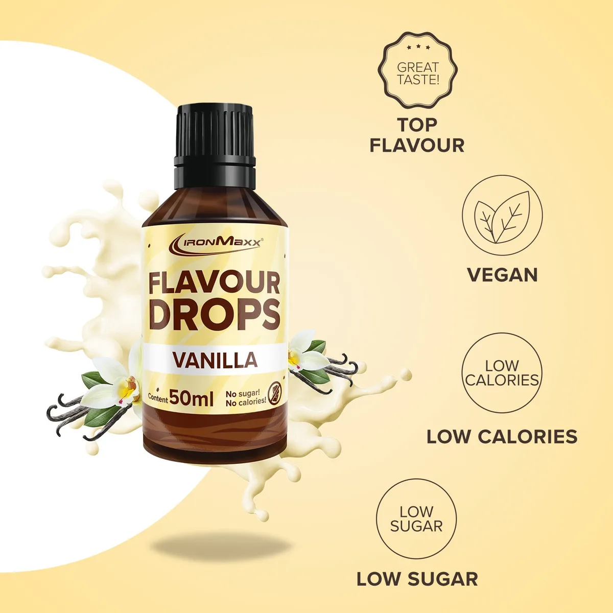 Flavour Drops (50ml) - Vanille – Bild 7
