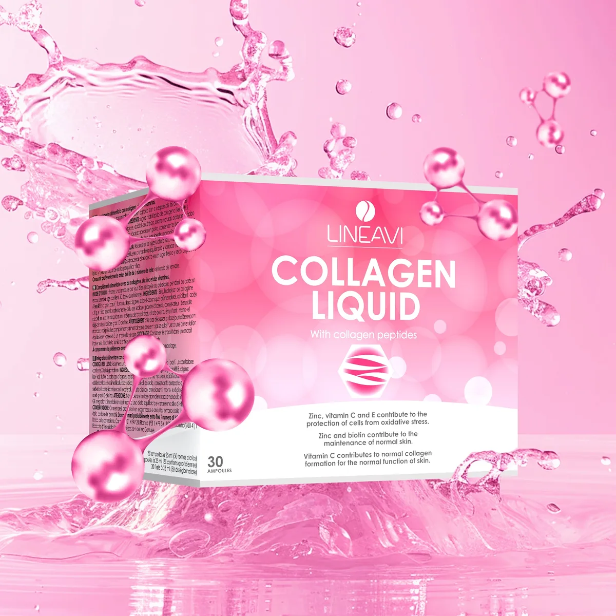Kollagen Liquid (30x25ml Trinkfläschchen)