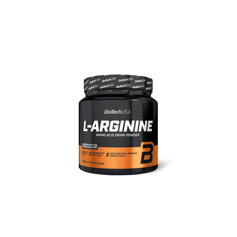 Biotech USA - L-arginin (300g) - Arginin - 3g reines L-Arginin pro Tag