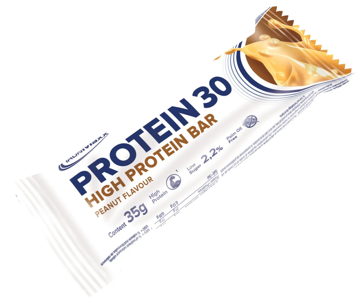 Protein 30 Protein Riegel (24x35g) - Erdnuss – Bild 2