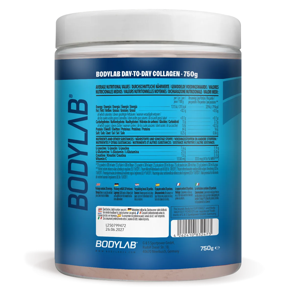 Day to Day Collagen (750g) Raspberry – Bild 3