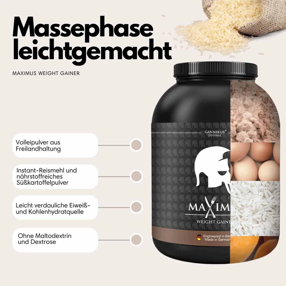 MAXIMUS - 3kg Schokolade – Bild 6