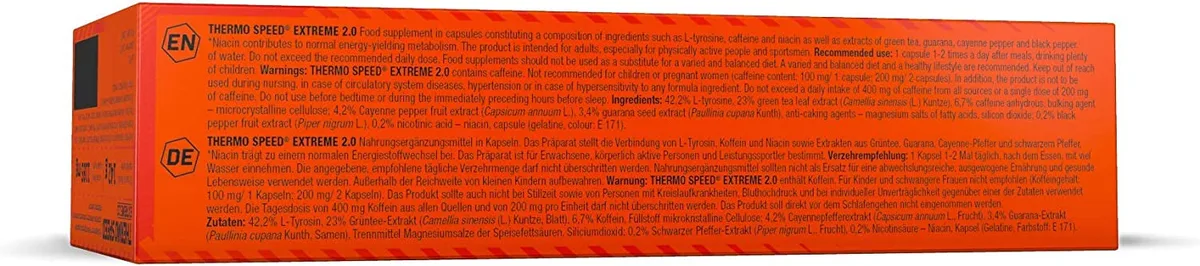 Thermo Speed® Extreme 2.0 (120 Kapseln) – Bild 6