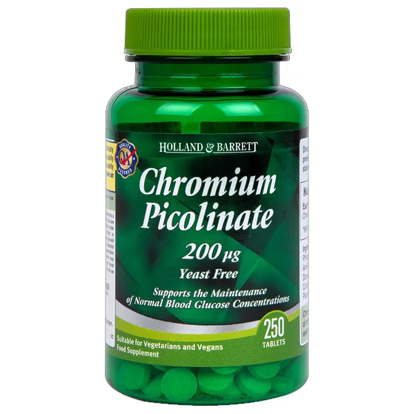 Chromium Picolinate 200 mcg – 250 Tabletten günstig