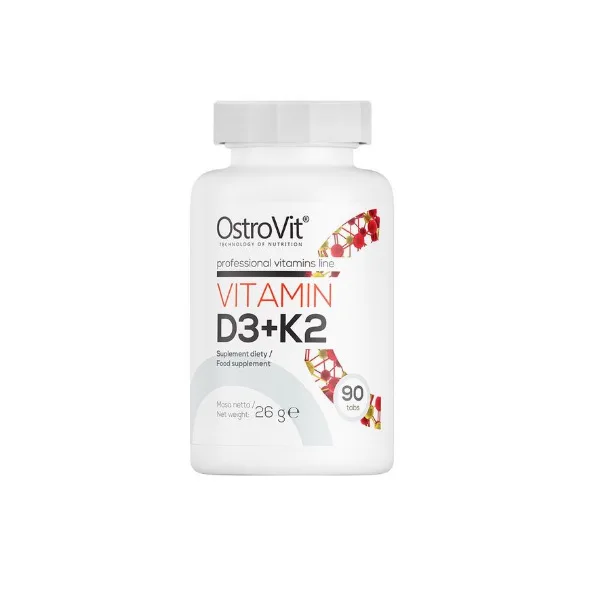 OstroVit Vitamin D3+ K2, 90 Tabs.