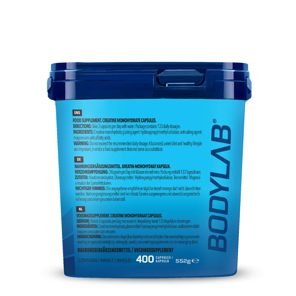 Creatine Monohydrate Mega Caps (400 Kapseln) – Bild 2