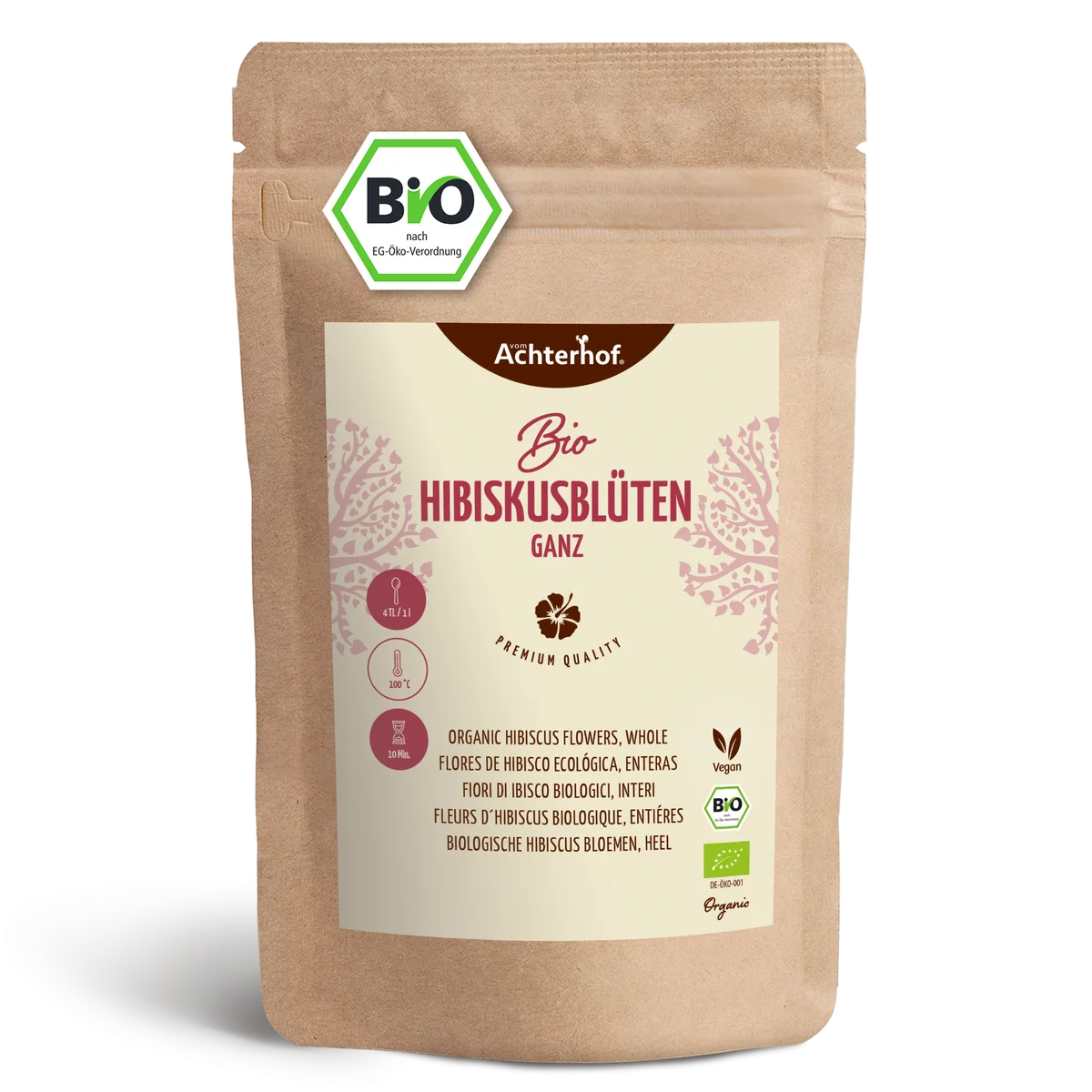 Bio Hibiskusblüten ganz (1000g)