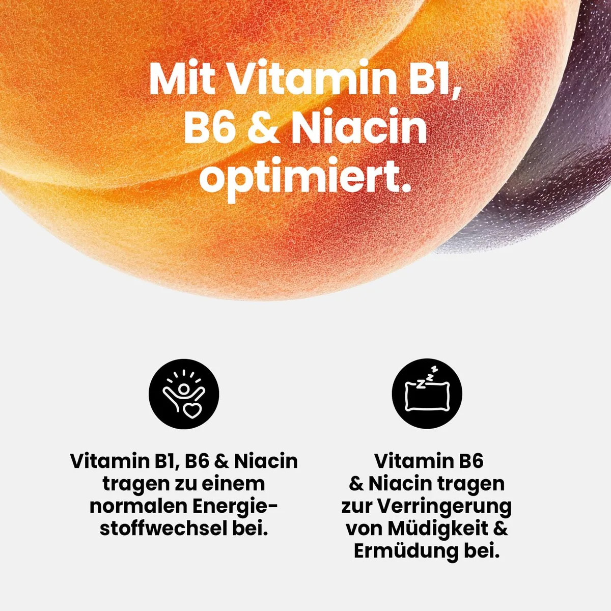 Best Body Nutrition ZEROP Vital Zuckerfreies Getränkekonzentrat Sirup Pfirsich-Maracuja Ohne Aspartam 1 L ergibt 80 L Getränk Fitness Drink mit Vitaminen B1 B6 Niacin Kalorienarm Wassersprudler – Bild 4