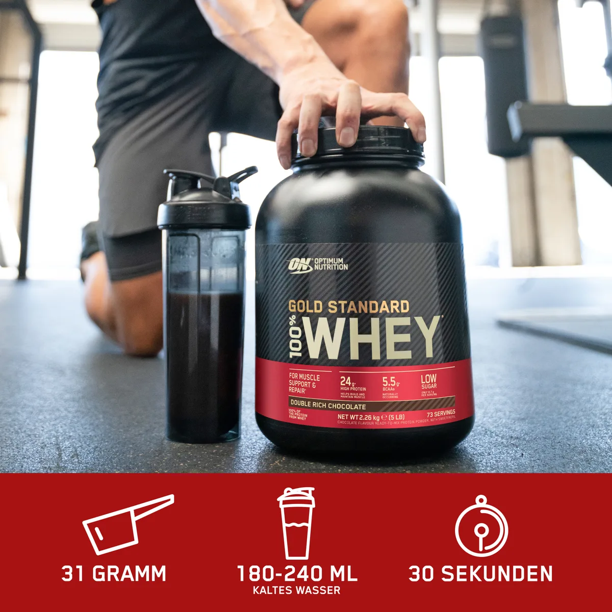 100% Whey Gold Standard (4530g) Double Rich Chocolate – Bild 6