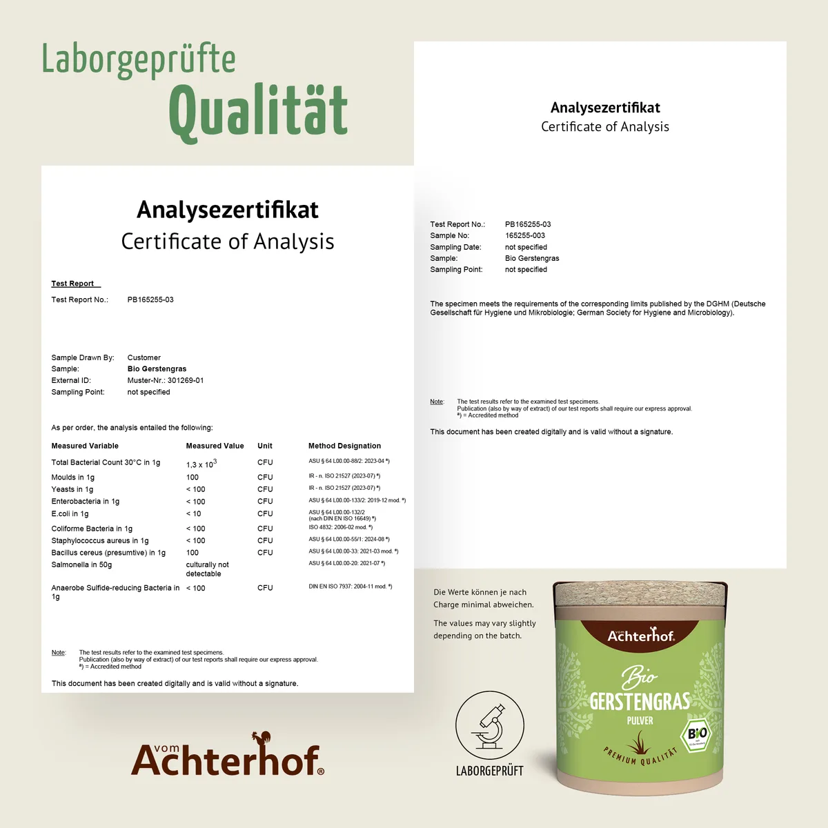 Bio Gerstengras Pulver (40g) – Bild 8