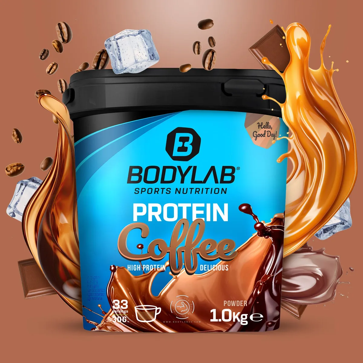 Protein Coffee (1000g) Kaffee-Decafe (entkoffeiniert)