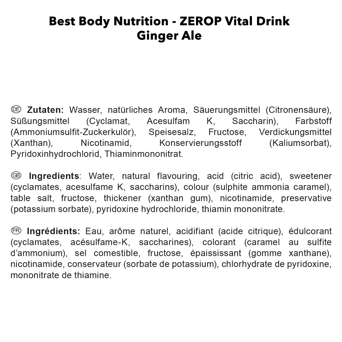 Vital Drink Zerop (1000ml) Kirsche – Bild 5