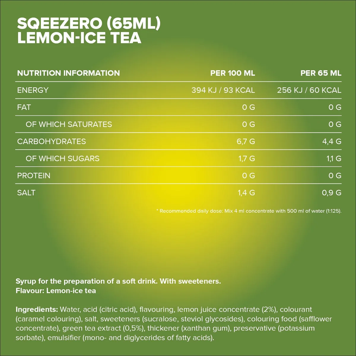 SqueeZero (65ml) - Lemon Ice Tea – Bild 4