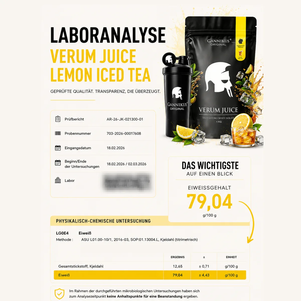VERUM JUICE - 1kg Wildberry – Bild 3