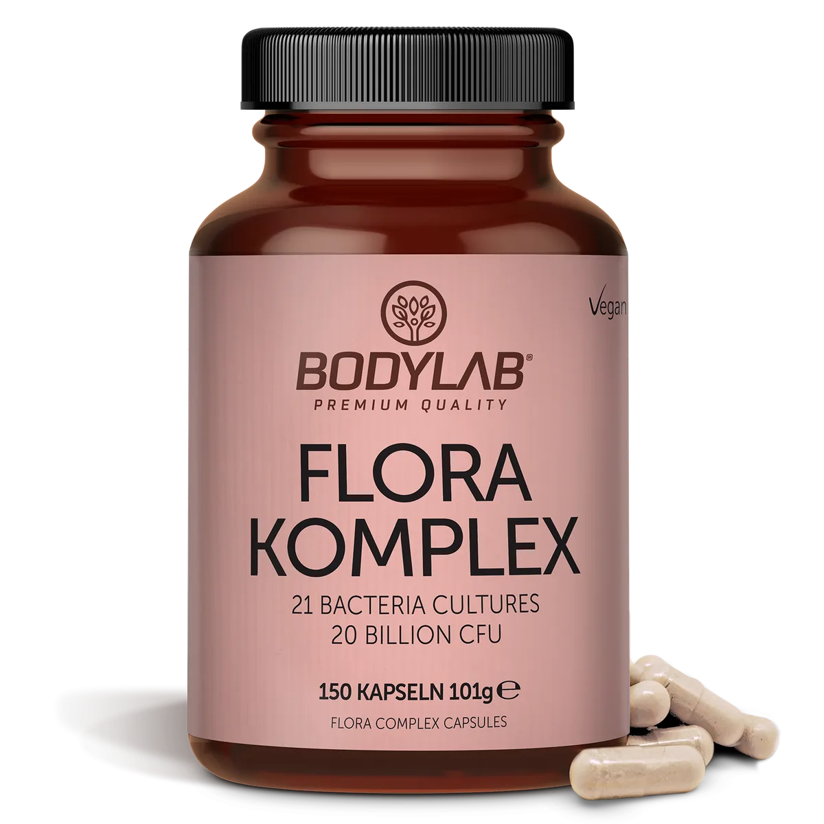 Flora Complex / Komplex (150 Kapseln) (21 Bacteria Cultures 20 Billion CFU)