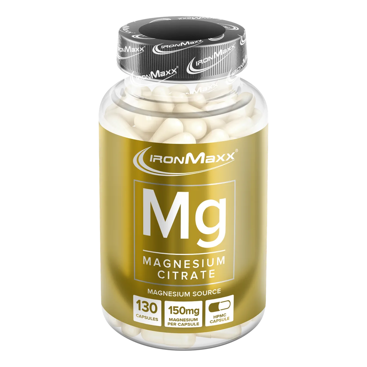 Magnesium - 130 Kapseln – Bild 2