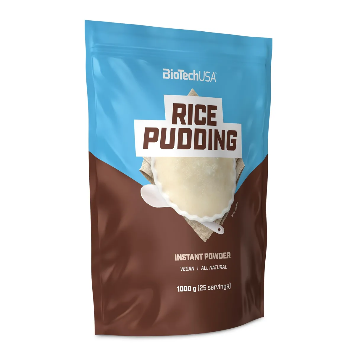 BioTechUSA Rice Pudding | Instant-Milchreis-Pulver | Vegan | Naturrein, 1000 g, ohne Geschmack