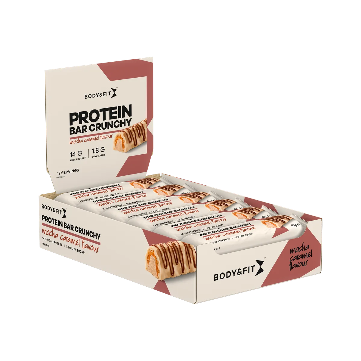Protein Bar Crunchy Vanilla Toffee / 45.0 – Bild 2