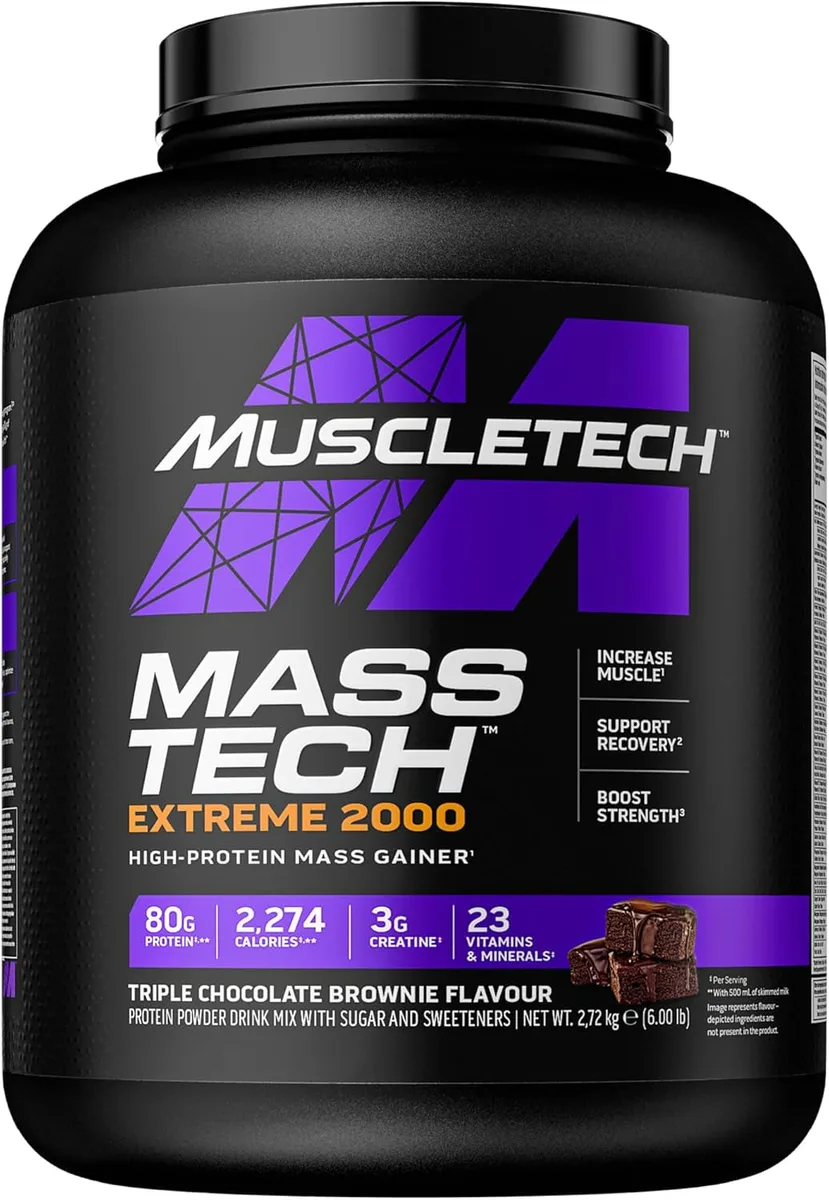 Performance Series Mass Tech Extreme 2000 (2720g) Triple Chocolate Brownie – Bild 2