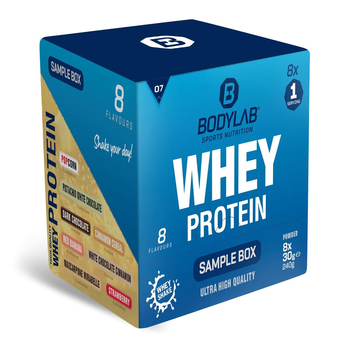 Whey Protein Probierboxen (8 Proben je 30g) Probierbox 4 (8x30g) – Bild 7