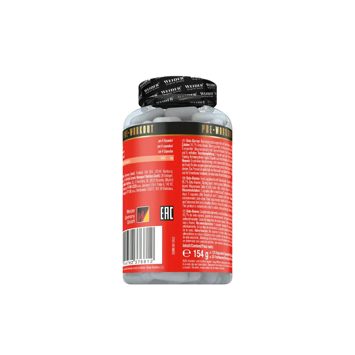 Beta Alanine Caps 120 Kapseln – Bild 5
