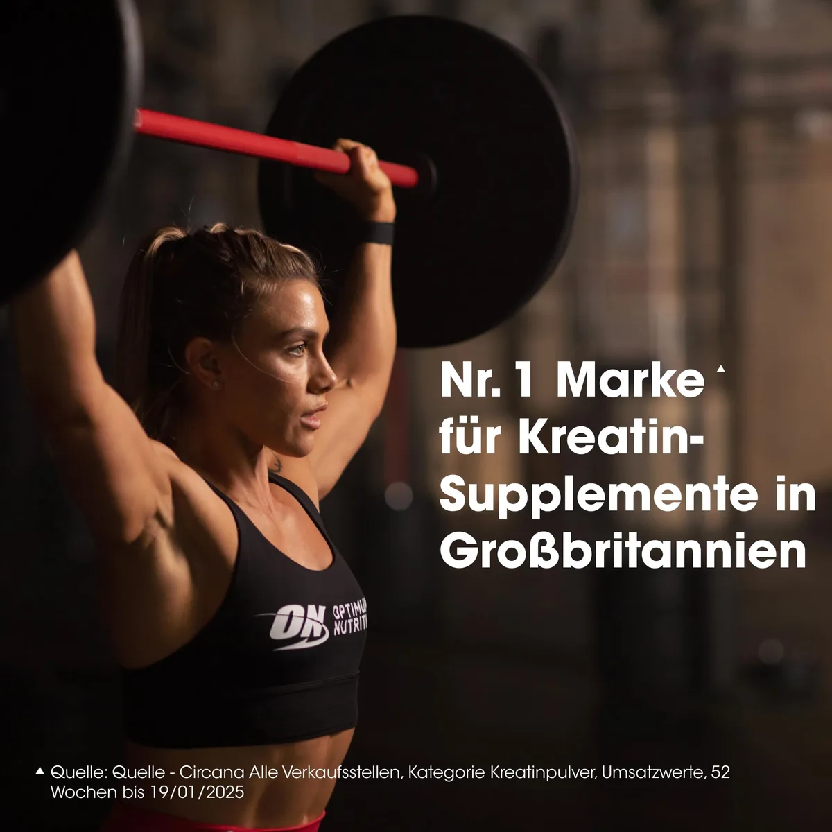 Optimum Nutrition Creatine Tabletten – 3 g Kreatinmonohydrat pro Portion zur Unterstützung der Leistungsfähigkeit bei hochintensivem Training – 60 Portionen (180 Tabletten) – Bild 2