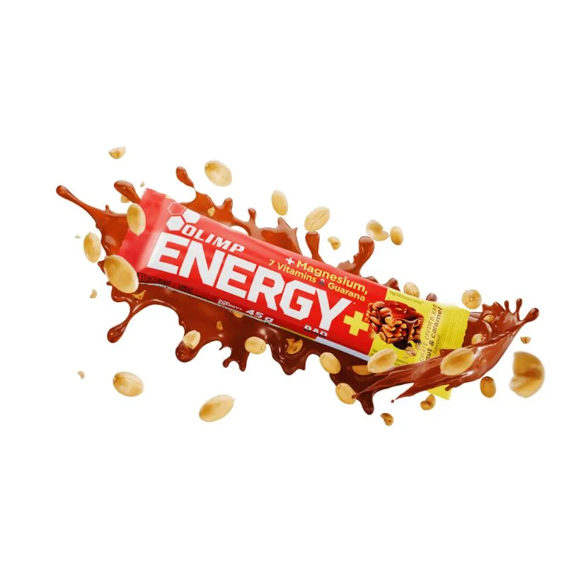 Olimp Energy+ Bar - 45g 45g Bar / Peanut & Caramel – Bild 2