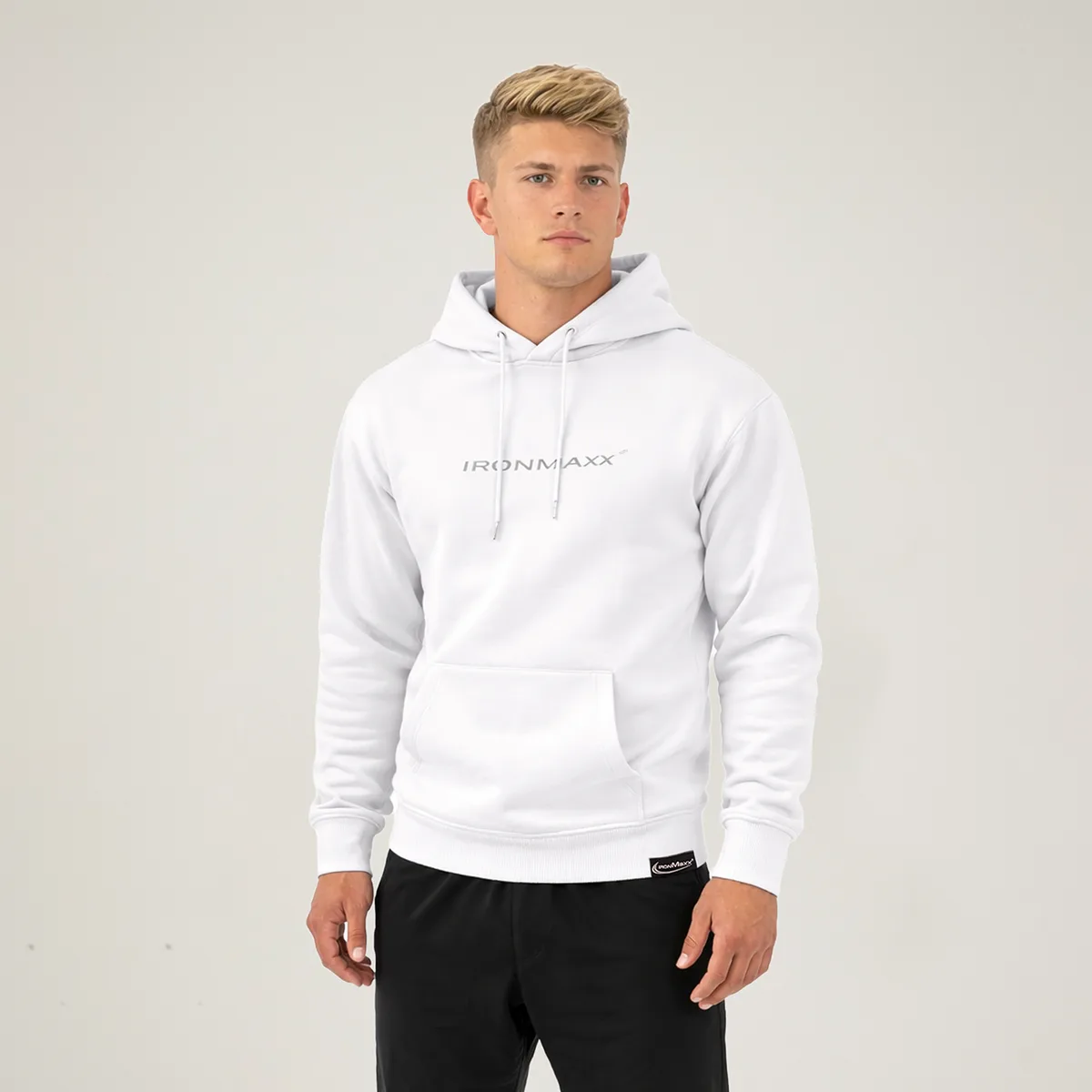 Hoodie Weiß Unisex - M – Bild 4