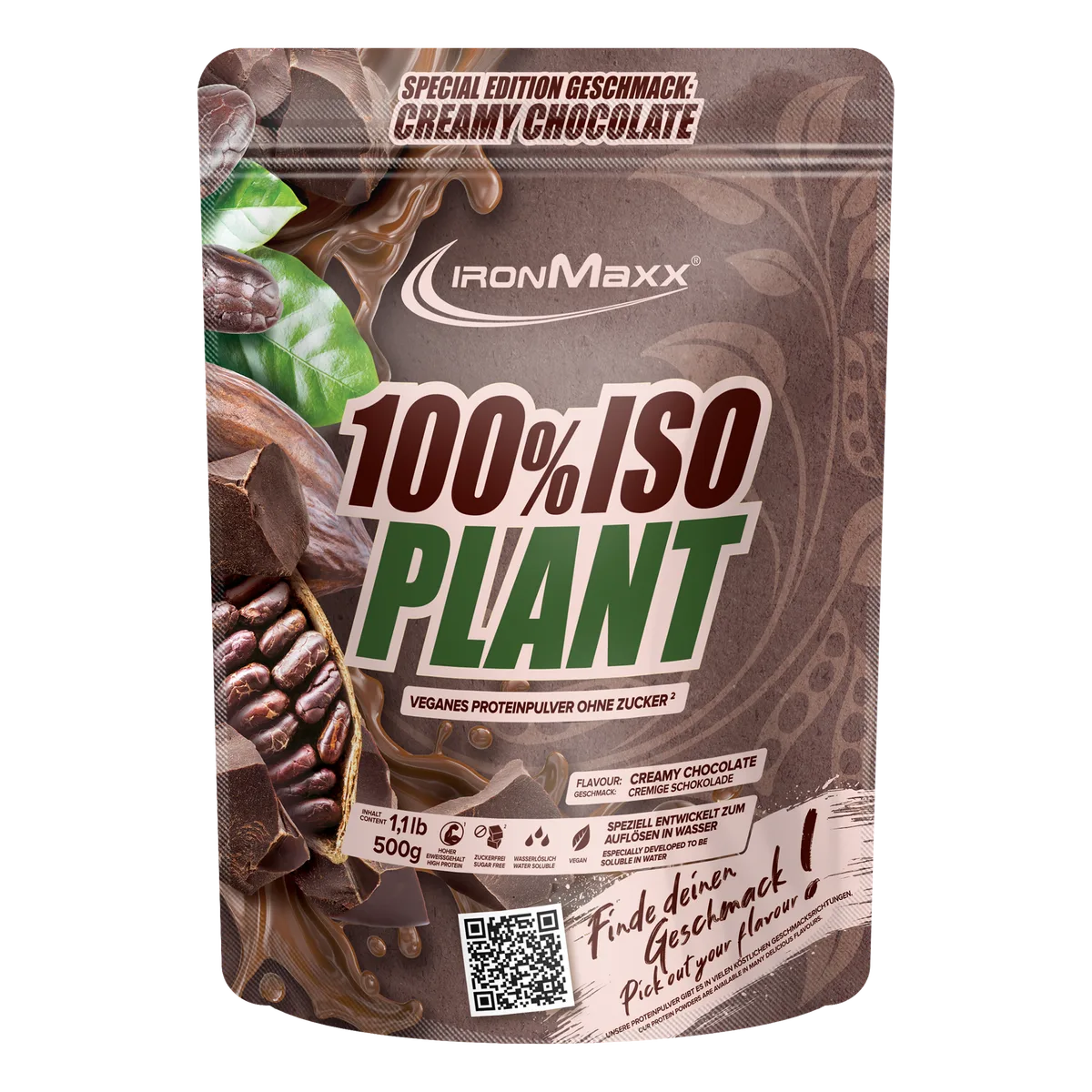 100% Isolat Plant (500g) - Creamy Chocolate – Bild 2