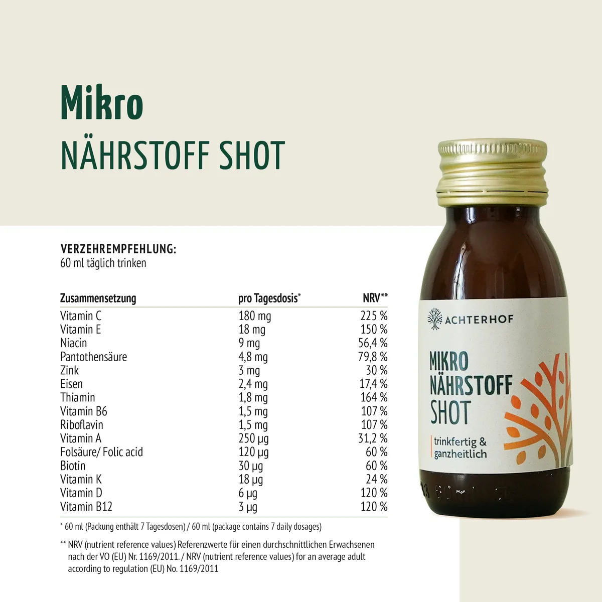 Mikronährstoff Shot (7 x 60ml) – Bild 8