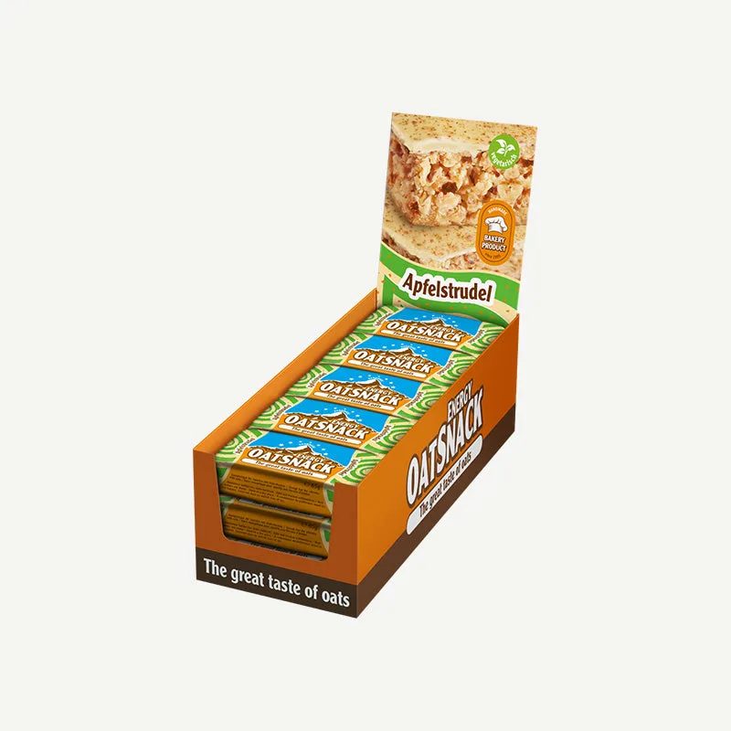 OatSnack Energy Riegel Apfelstrudel / 15 x 65 g