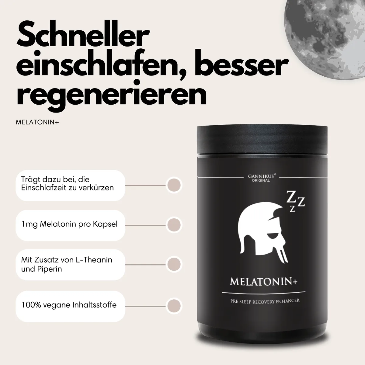 MELATONIN+ - 120 Kapseln – Bild 5