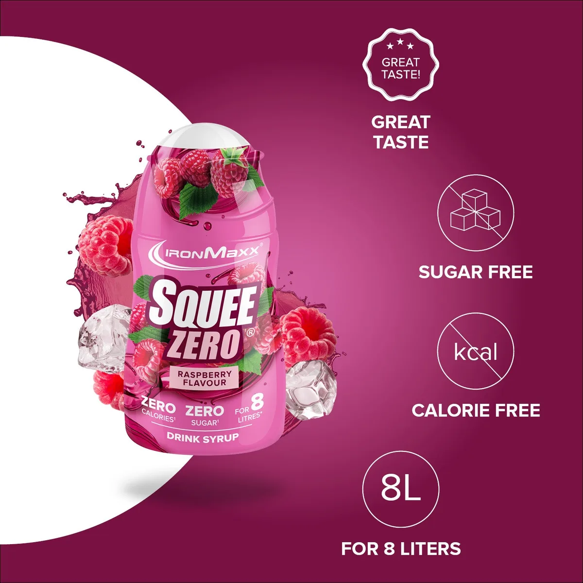 SqueeZero (65ml) - Raspberry – Bild 2