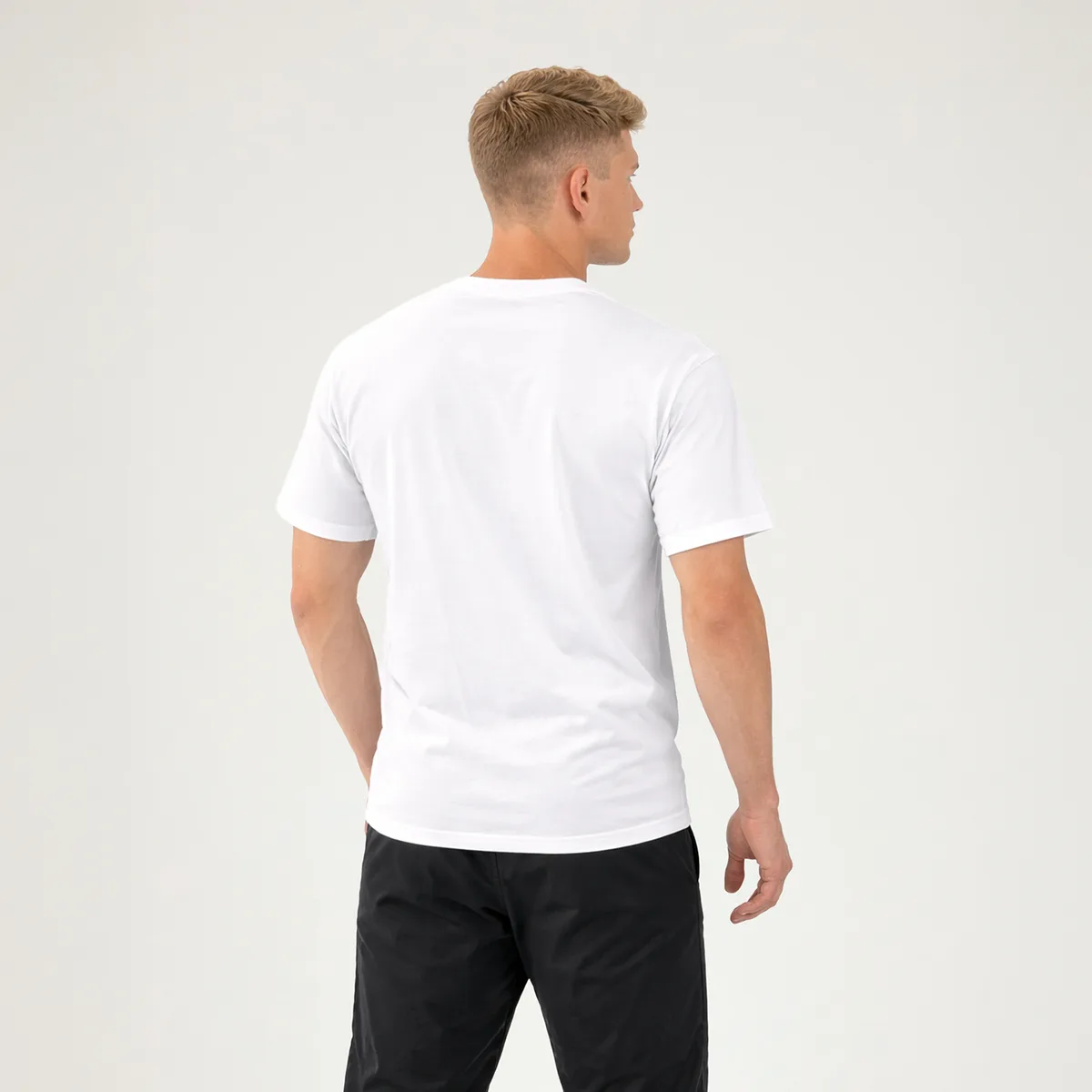 T-Shirt Herren Weiß - Herren M – Bild 3