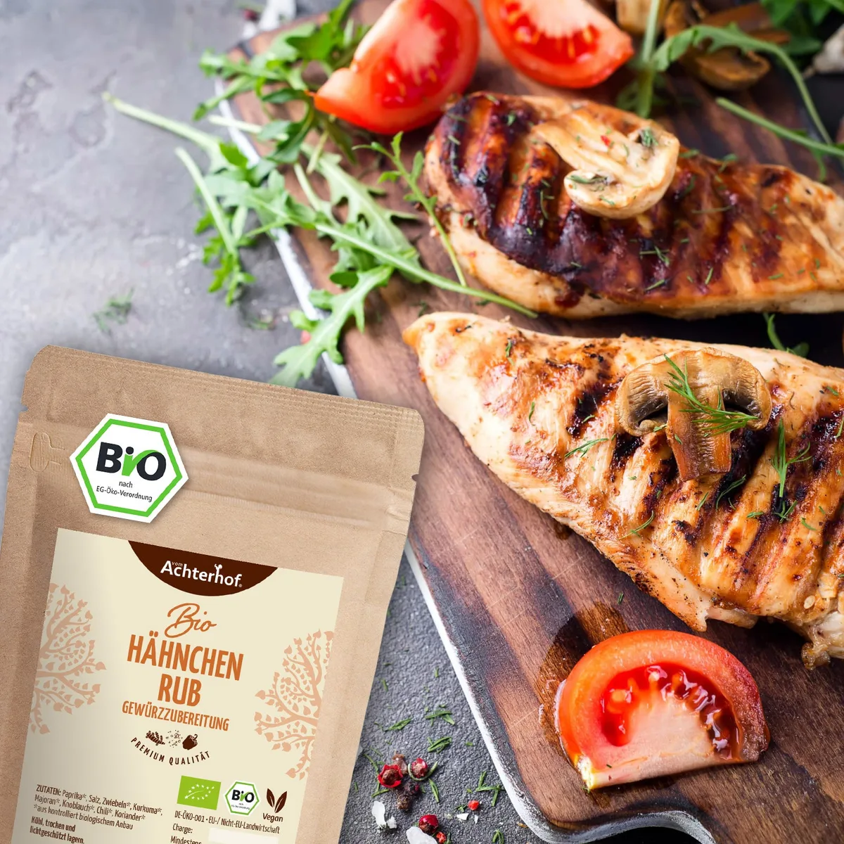 Hähnchen Rub Gewürzzubereitung Bio (100g) – Bild 2
