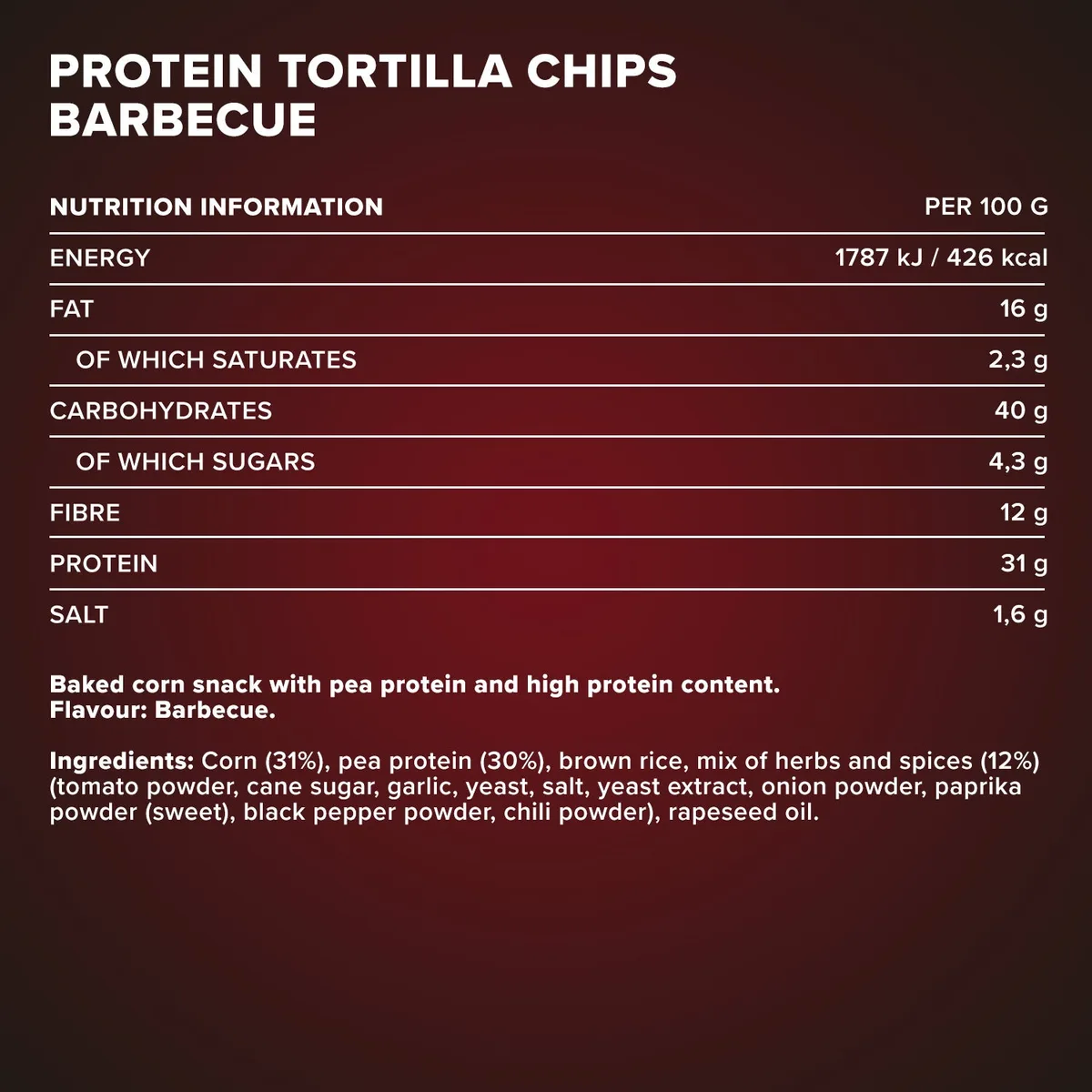 Protein Tortilla Chips 1.0 (60g) - Barbecue Style – Bild 4