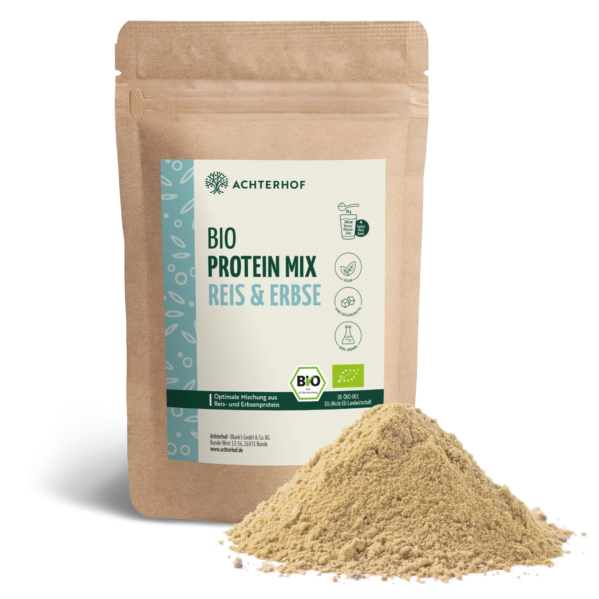 Bio Protein Mix Reis & Erbse (250g) – Bild 2