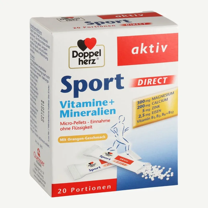 Doppelherz Sport Direct Basic / 20 Beutel