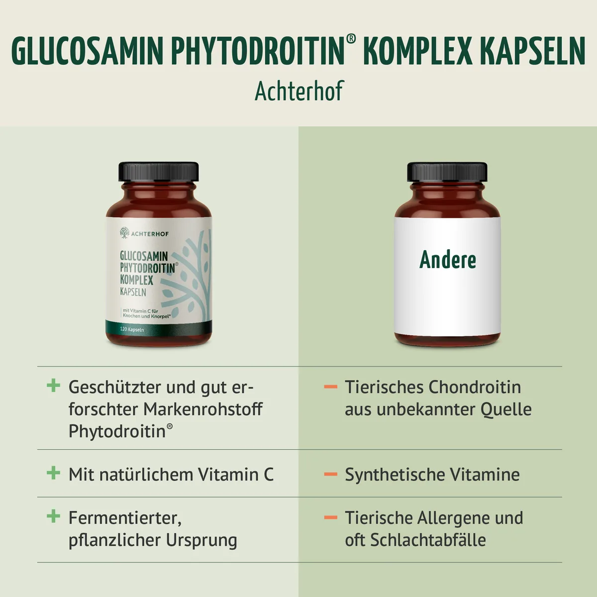 Glucosamin Phytodroitin® Komplex (120 Kapseln) – Bild 5