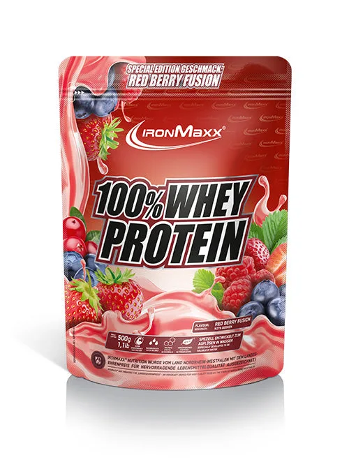100% Whey Protein (500g) - Red Berry Fusion (Special Edition) – Bild 2