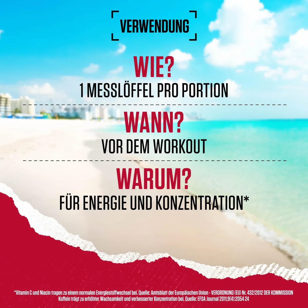 BSN Nutrition N.O.-Xplode Pre-Workout Pulver Nahrungsergänzungsmittel, mehr Energie und Konzentration mit Koffein, Aminosäuren, Vitamin C und Zink, Geschmacksrichtung Purple Power, 30 Portionen, 390 g – Bild 4